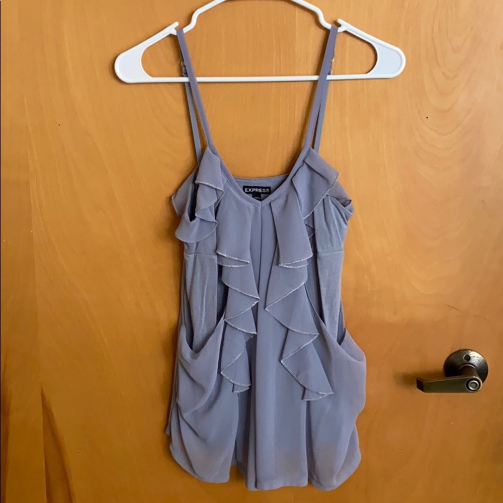 Express ruffle front camisole